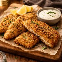 Simple Ranchy Breaded Fish Fillets