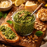 Simple Roasted Garlic Pesto