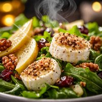 Simple Salad with Goat Cheese and Pears