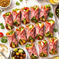 Simple Salami Roll Ups