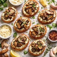 Simple Savory Mushroom Canapes