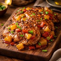 Simple Savory Sweet and Sour Pork Chops