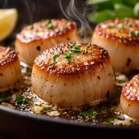 Simple Seared Scallops