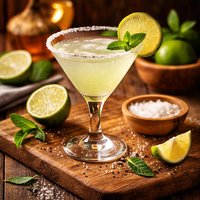 Simple Southern Lime Martini