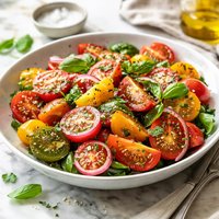 Simple Tomato Herb Salad