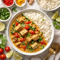 Simple Tuna Curry with Rice