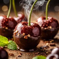 Simple Yet Elegant Dipped Cherries