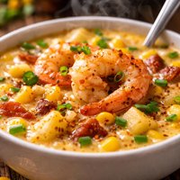 Simply Delicious Shrimp and Corn Chowder