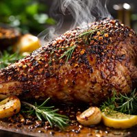 Simply Glazed Leg of Lamb Recipe
