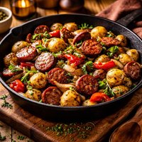Simply Sensational Sausage Skillet