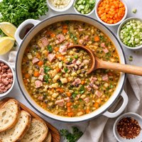 Simply the Best Ham Navy Bean Soup