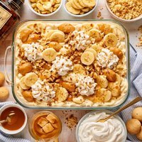 Sinful Banana Pudding with Amaretto