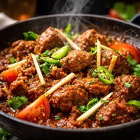 Sinfully Delicious Indian Ginger Mutton Karahi