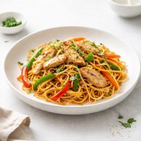 Singapore Chicken Noodles
