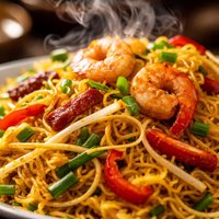 Singapore Fried Rice Noodles