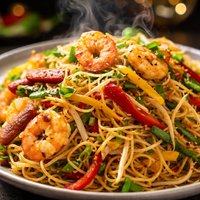 Singapore Stir Fried Noodles
