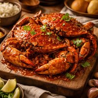 Singapore Style Chili Crabs