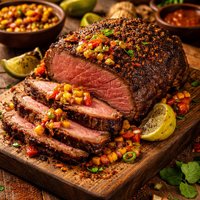 Sirloin Roast Beef with an Aztec Flair