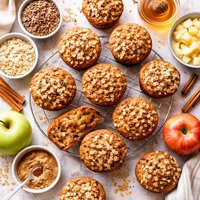 Six Week Apple Bran Muffins