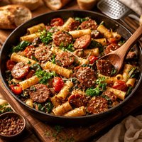 Sizzled Sausage Pasta