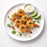 Skewered Chilli Lime Prawns