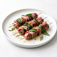 Skewers of Lamb Prosciutto and Sage
