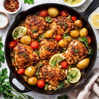 Skillet Chicken and Potatoes
