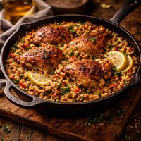 Skillet Chicken and Rice