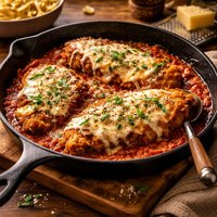 Skillet Chicken Parm