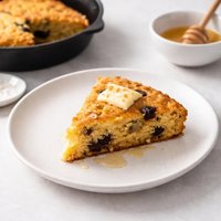 Skillet Cornbread with Prunes