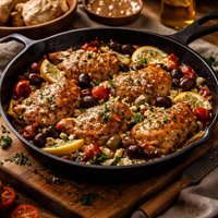 Skillet Mediterranean Chicken