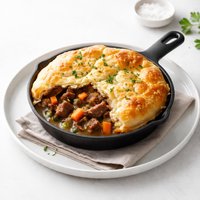 Skillet Not Old Fashioned Beef Pot Pie