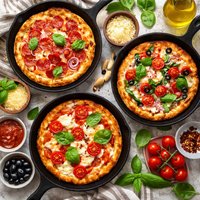 Skillet Pizzas