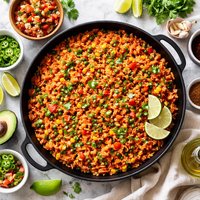 Skillet Red Rice Arroz a La Mexicana