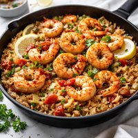 Skillet Shrimp and Rice