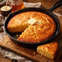 Skillet Sizzled Buttermilk Cornbread