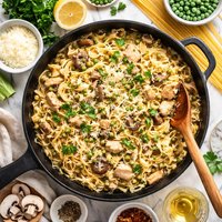 Skillet Turkey Tetrazzini