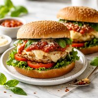 Skinny Parmesan Burgers