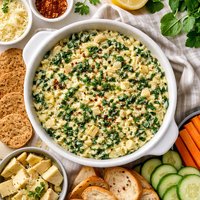 Skinny Spinach Artichoke Dip