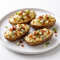 Sky Blue Potatoes Aka Blue Cheese Twice Baked Potato Appetizers