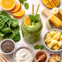 Slammin Sunrise Green Smoothie