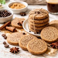 Slice Bake Coffee Spice Cookies