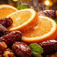 Sliced Oranges with Dates