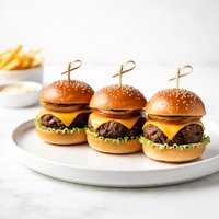 Sliders Mini Burgers W Cheese