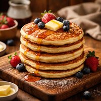 Slightly Sourdough Pancakes