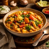 Slightly Spicy Vegetable Curry