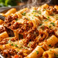 Sloppy Joe Pasta Casserole