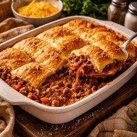 Sloppy Joes Crescent Casserole
