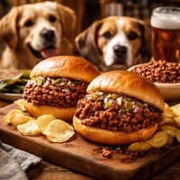Sloppy Joes with Dogs