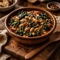 Slow Baked Beans with Kale Martha Rose Shulman